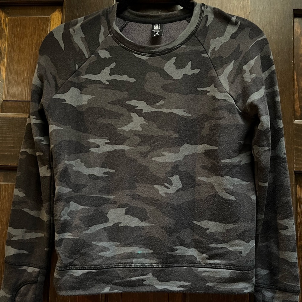 - Athleta girl camoflague  pullover size 8-10